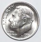 1953 D Roosevelt Dime CHOICE BRILLIANT UNCIRCULATED (K234)