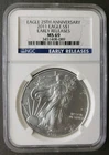 2011 $1 American Silver Eagle Dollar NGC MS69