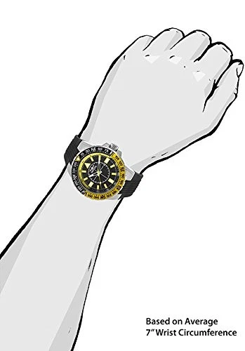 Invicta Men's 19267 Aviator Exclusive Quartz 52mm Black Dial Silicone Watch - Image 4 of 4