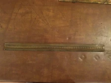 National Cash Register Red Brass Comb Keeper Bar Renaissance Model NCR