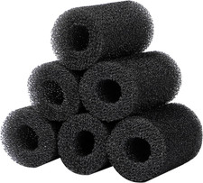 6-Pack Pre-Filter Sponge for Aquarium Shrimp Fry Fish Tank Filter 0.8 Intake, R