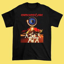 Earth, Wind  Fire Black Cotton Shirt Full size S-5XL HL610