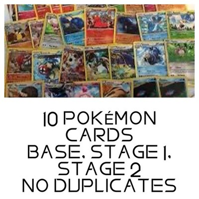 30 Bulk Random Mixed Sets POKÉMON KARTEN BUNDLE Basic, Stage 1, Stage 2 2005-2023