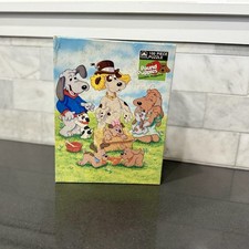 Complete 100 piece vintage 1980s Pound Puppies Puzzle Retro Kidcore