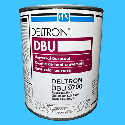 #ad PPG DELTRON DBU 9700 BASECOAT BLACK 1 QUART $159.95