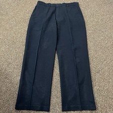 VTG Men  s Levi  s Action Slacks Dress Pants 90s Straight Leg Fits 34x29 Navy Work