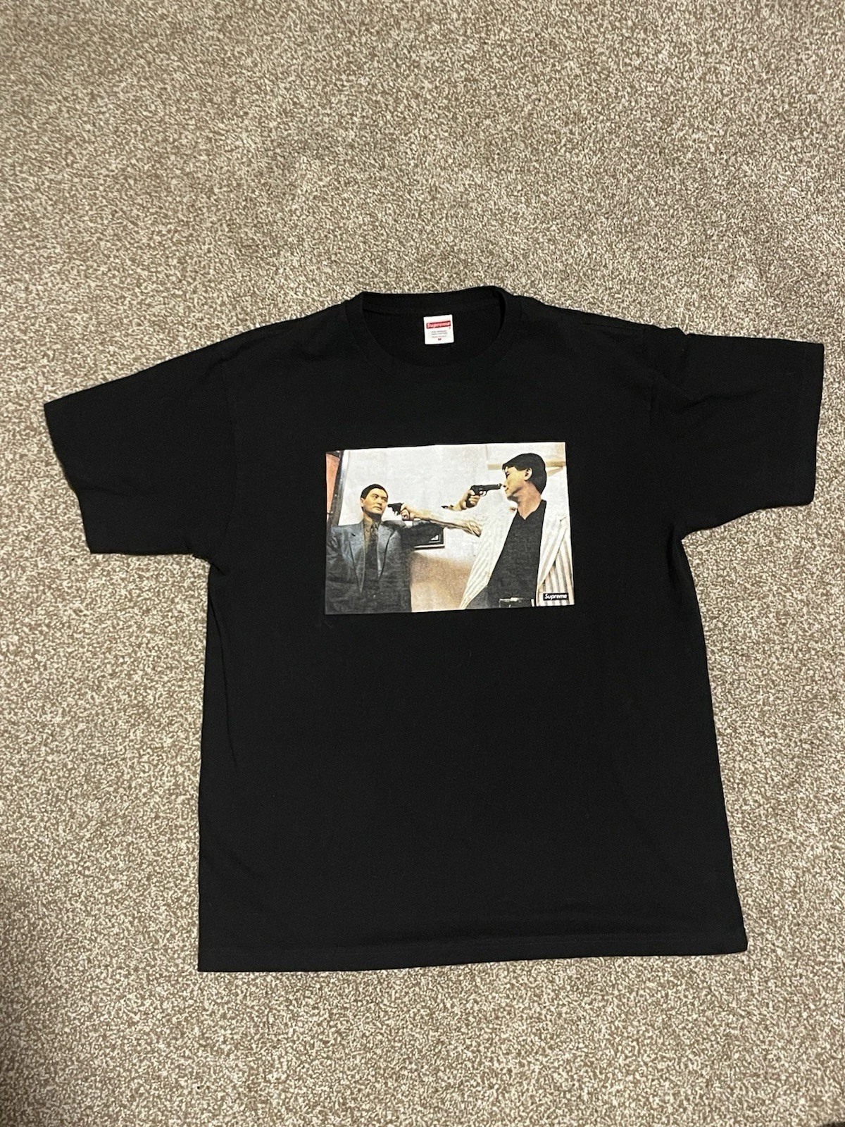 Chemise Supreme F/W18 The Killer taille M noire 