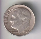 1964-D ROOSEVELT DIME 10¢ DENVER 90% SILVER COIN UNITED STATES MINT