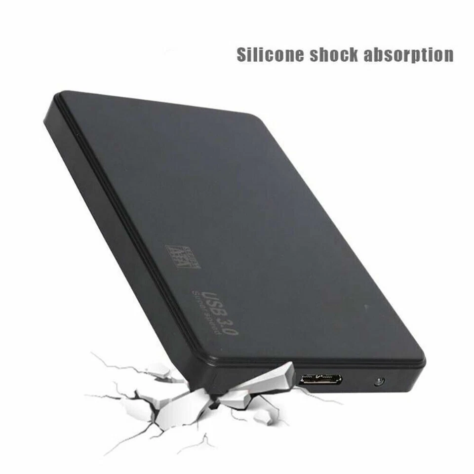Portable External Hard Drive Disk Slim SATA Storage Device Case - Image 3 of 4