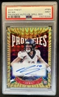2024 Topps Finest Bo Nix Prodigies Auto RC Oil Spill Geometric #/10 PSA 9