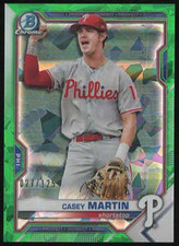 2021 Bowman Chrome Sapphire CASEY MARTIN 