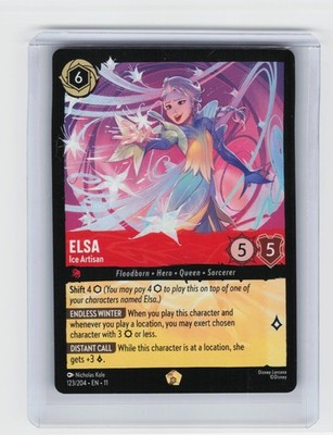 COLD FOIL ELSA - ICE ARTISAN 123/204 LEGENDARY NEAR MINT