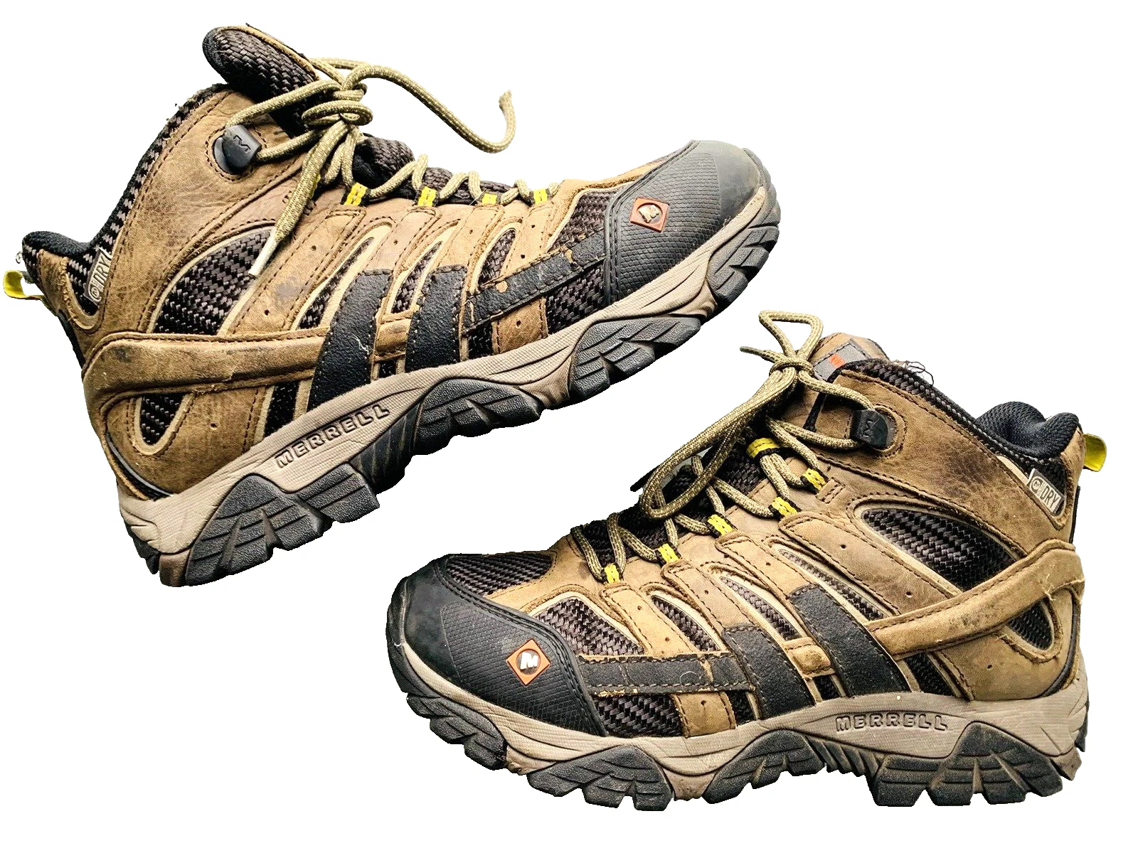 Merrell Select Dry Grip Trail Work Hike Boot Men 8.5 Brown Waterproof #J15765