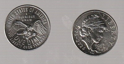 America 250th Anniversary Dimes P&D Set of Two Uncirculated Coins