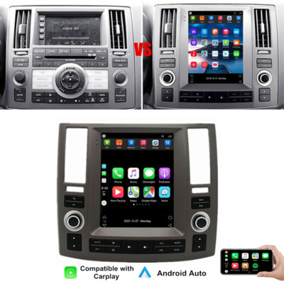 For 2006-2008 INFINITI FX45 FX35 Carplay Stereo Radio GPS Navi Wifi 2+32GB 9.7''