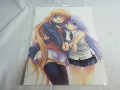 Key Angel Beats! Prize Clear Folder Mint