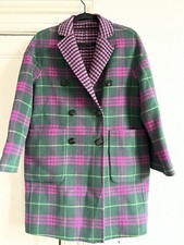 Max & Co Wool Blend Riccardo Reversible Coat Uk Size 4