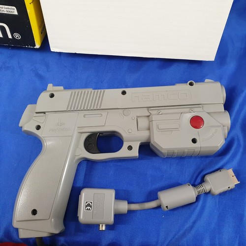 ps1 G-CON45 Light Gun BOXED inc Adapter NAMCO G-Con 45 GCon PAL Version - Picture 4 of 16