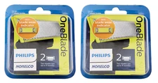 Philips OneBlade Replacement Blades, 2 Cartridges (2 Pack)