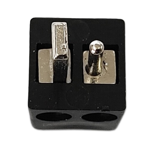 10x wtyczka głośnikowa mini DIN kątowa czarna przykręcana wtyczka audio box - Zdjęcie 3 z 4