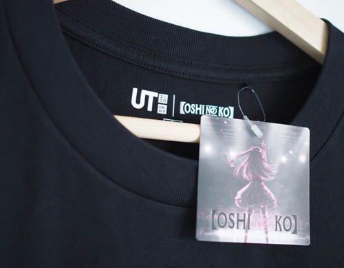 Oshi No Ko Ai Hoshino Uniqlo Grafik Kurzarm Anime T-Shirt Größe XL - Bild 2 von 7