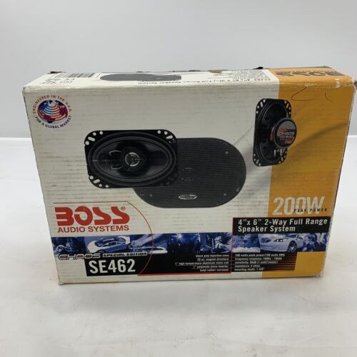 BOSS Audio Systems SE462 CHAOS 4-Inch X 6-Inch 200 Watt 2-Way Speakers - Picture 1 of 9