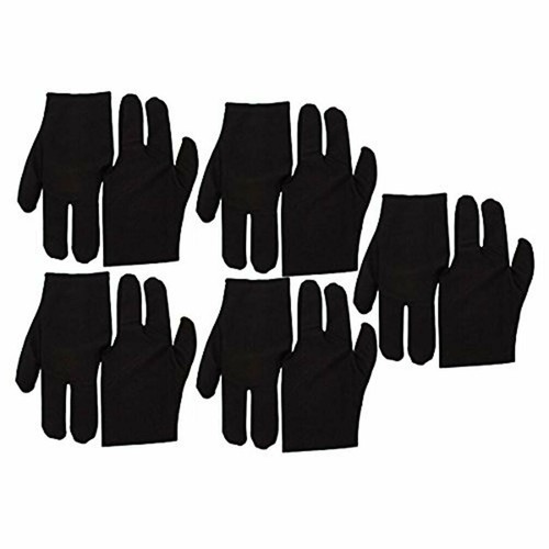 10PCS 3 Fingers Billiard Cue Pool Gloves for Snooker Left Hand Nylon