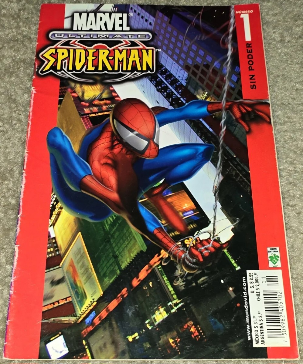 Rare HTF Ultimate Spider-Man 1 MX Editorial VID 2001 Mark Bagley