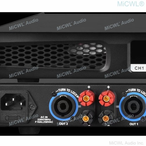 Pro Two Channel 2600W Digital Power Amplifier 2600 Watts PEAK Output 2x1300W AMP - Picture 2 of 5