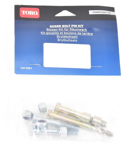 Toro 139-9901 Kit perno bullone coclea potenza max HD - Foto 2 di 2