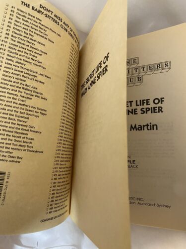 The Baby-Sitters Club # 114 The Secret Life Of Mary Anne Spier by Ann M. Martin - Picture 6 of 12