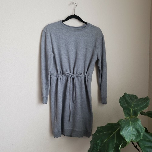Norma Kamali Gray Sweater Dress 