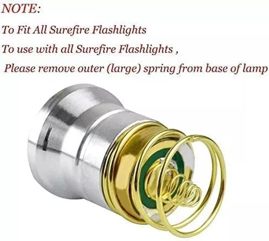 Flashlight Bulb LED Replacement Bulbs Drop-in P60 Design Module for Surefire NEW - Image 3 of 4