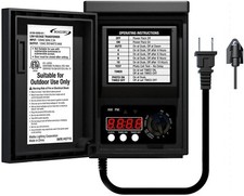 Low Voltage Transformer with Sensor Photo Cell Landscape Lighting