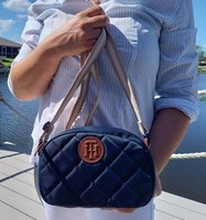 Tommy Hilfiger /Tasche Shoulder Bag Luggage Shopper Tote Handtasche X Body Blau