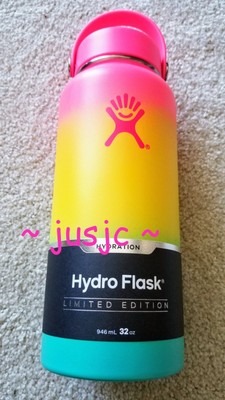 hydro flask rainbow shave ice