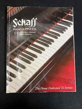 SCHAFF PIANO SUPPLY COMPANY CATAOG 2007