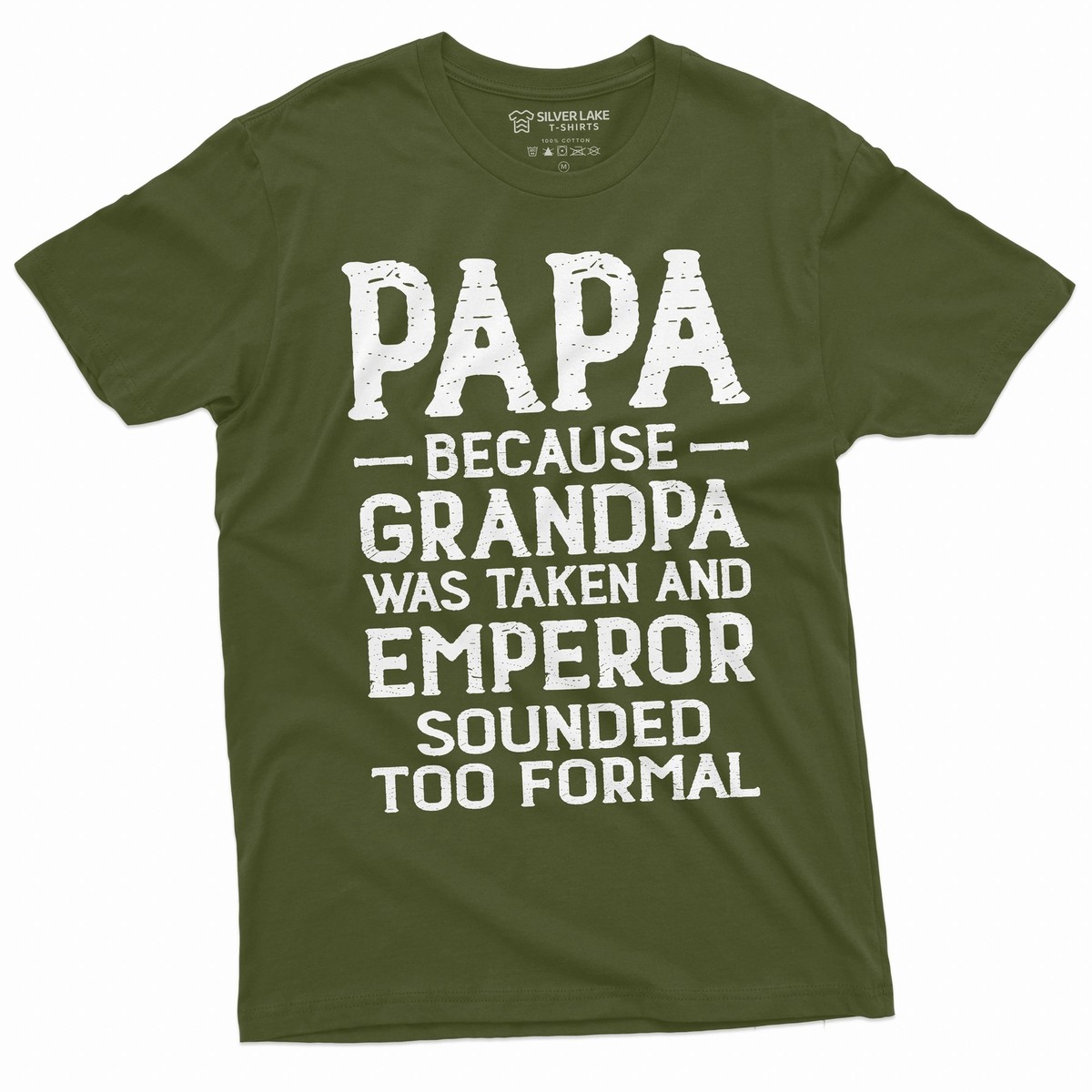 Men's funny Papa Grandpa Tee shirt Grandfather gifts funny shirt Christmas  tee