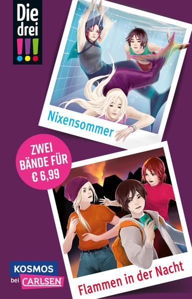 Thumbnail - Die Drei : Doppelband - Enthält Die Bände: Nixensommer / Flammen In