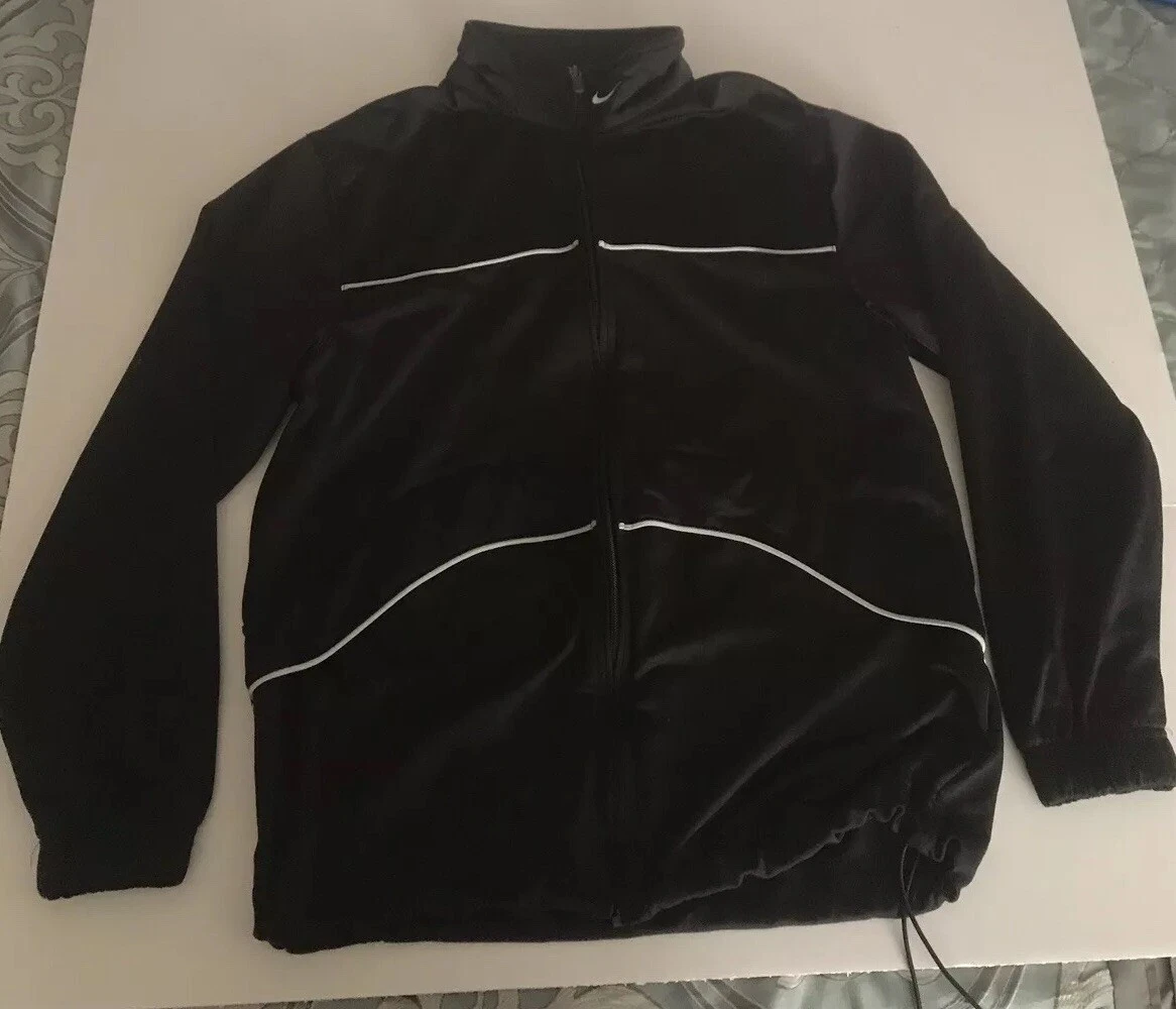 Nike black polyester clearance jacket