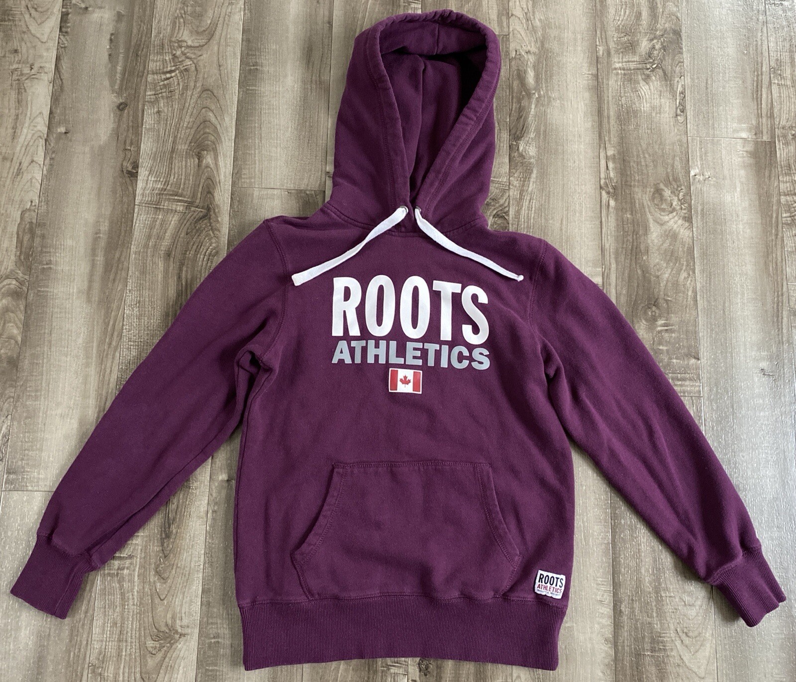 roots purple hoodie