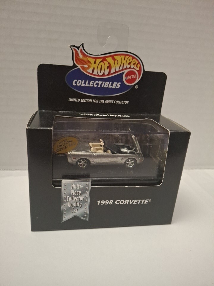 HOT WHEELS BLACK BOX COLLECTIBLES (SILVER 1998 CHEVROLET CORVETTE )NEW