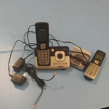 B7 V-Tech Cordless Phone 2 Handset CS6829-2 Dect 6.0 Digital Answering System