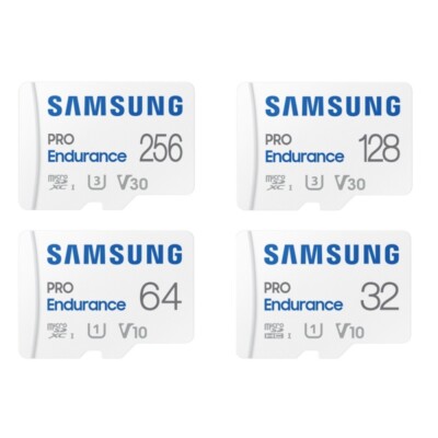 Samsung Pro Endurance 32GB 64GB 128GB 256GB microSD Karten Speicherkarten Neu