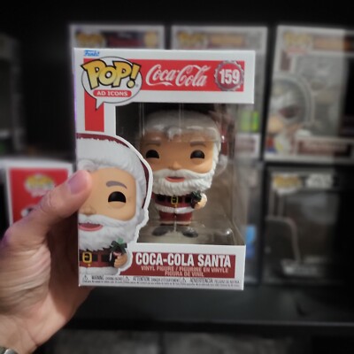 Funko Pop! Ad Icons: Coca-Cola Santa #159 Vinyl Figure NEW