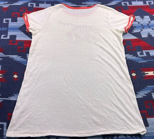 B KLIBAN Mad CAT 70s Ringer TShirt Vintage Roller Skating Hawaii M/L Skatey Chef - Picture 7 of 9