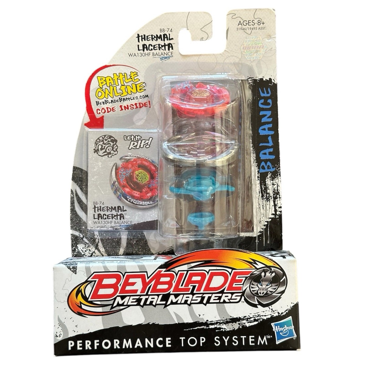 BEYBLADE METAL MASTERS THERMAL LACERTA BB-74 NIB | eBay