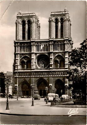 Paris, Notre-Dame de Paris, August 2, 1956, Estel, Anne Postcard