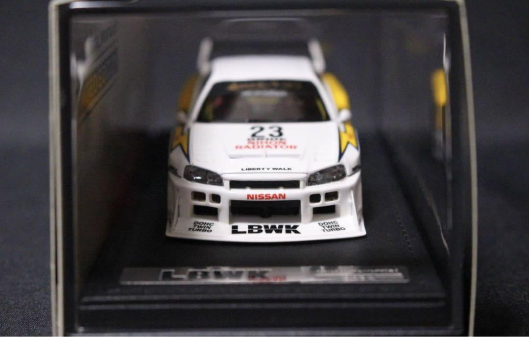 セット1/43 Super Silhouette SKYLINE ER 34 1/43 Tarmac Works Nissan LB-ER34 Super Silhouette SKYLINE