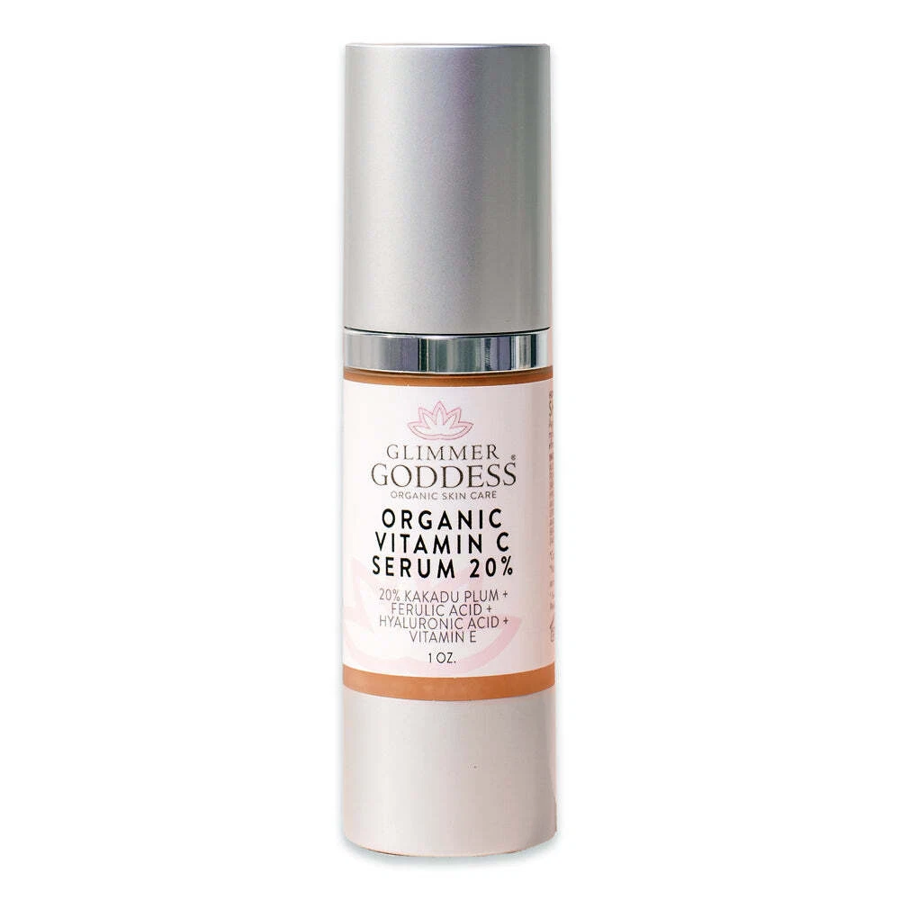 Glimmer Goddess Organic Face Serum with 20% Vitamin C, 1.0 oz
Opens in a new window or tab